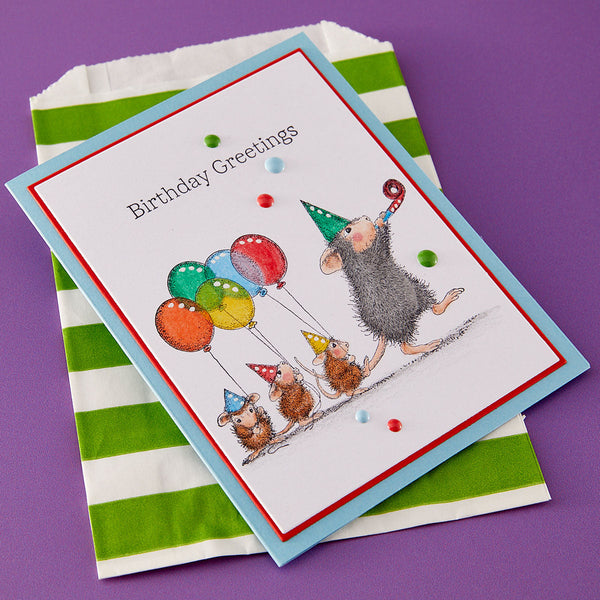 Bild 1 von Spellbinders Party Parade Cling Rubber Stamp Set - House Mouse Stempelgummi