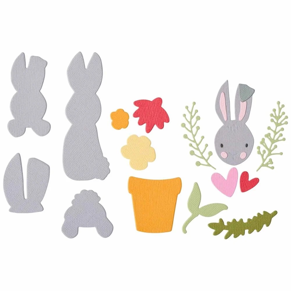 Bild 1 von Thinlits Die by Catherine Pooler Bunny Bits & Blooms #2 - Stanz-Set