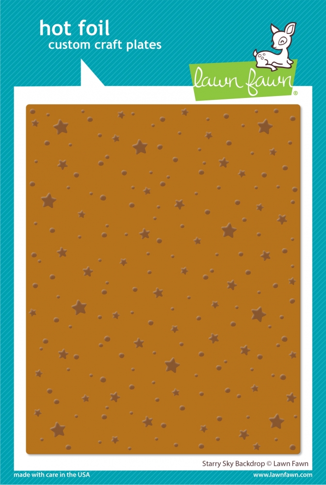 Bild 1 von Lawn Fawn Hot Foil Plates - starry sky background hot foil plate