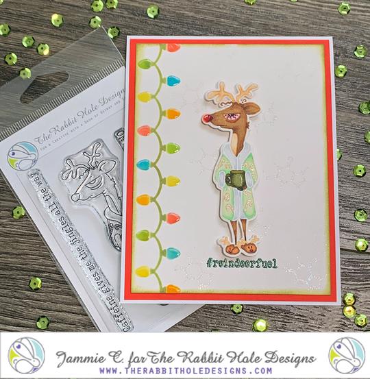 Bild 1 von The Rabbit Hole Designs Clear Stamps  - Caffeinated - Reindeer - Rentier