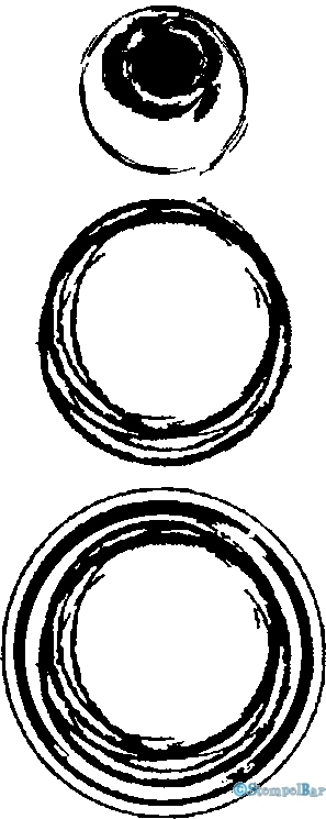 Bild 1 von StempelBar Stempelgummi Kreise-Set (3 Stück)