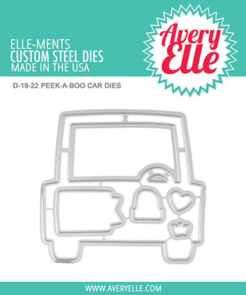 Bild 1 von Avery Elle Elle-Ments Dies - Peek-A-Boo Car