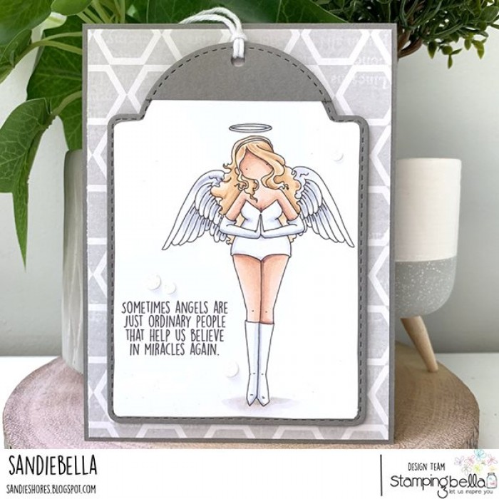 Bild 1 von Gummistempel Stamping Bella Cling Stamp CURVY GIRL ANGEL (INCLUDES MINI ANGEL)