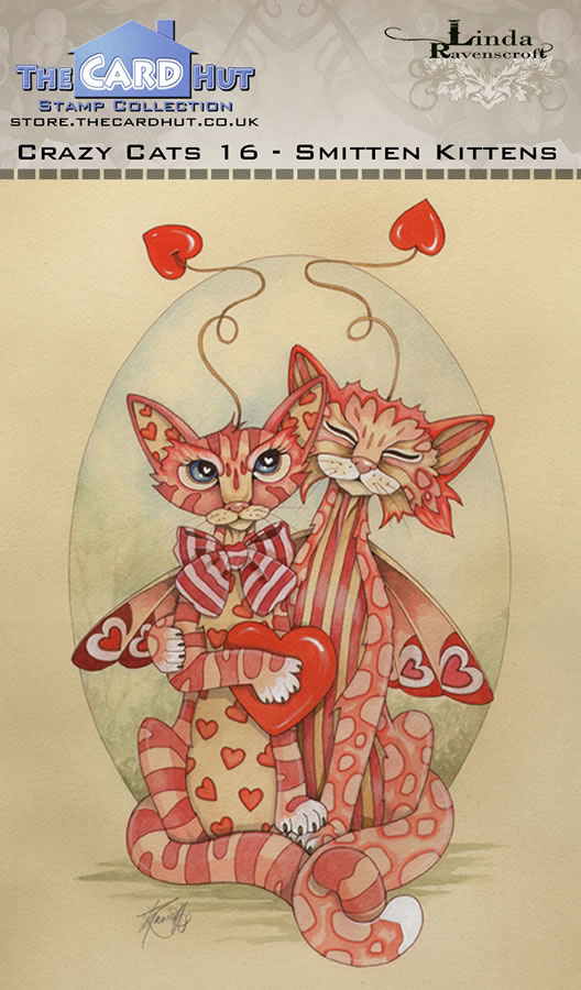 Bild 1 von The Card Hut Clear Stamps - Crazy Cats - Smitten Kittens