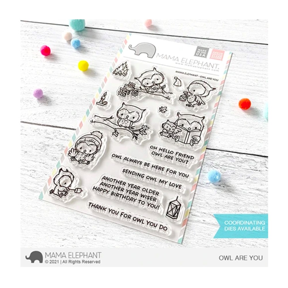 Bild 1 von Mama Elephant - Clear Stamps OWL ARE YOU - Eule