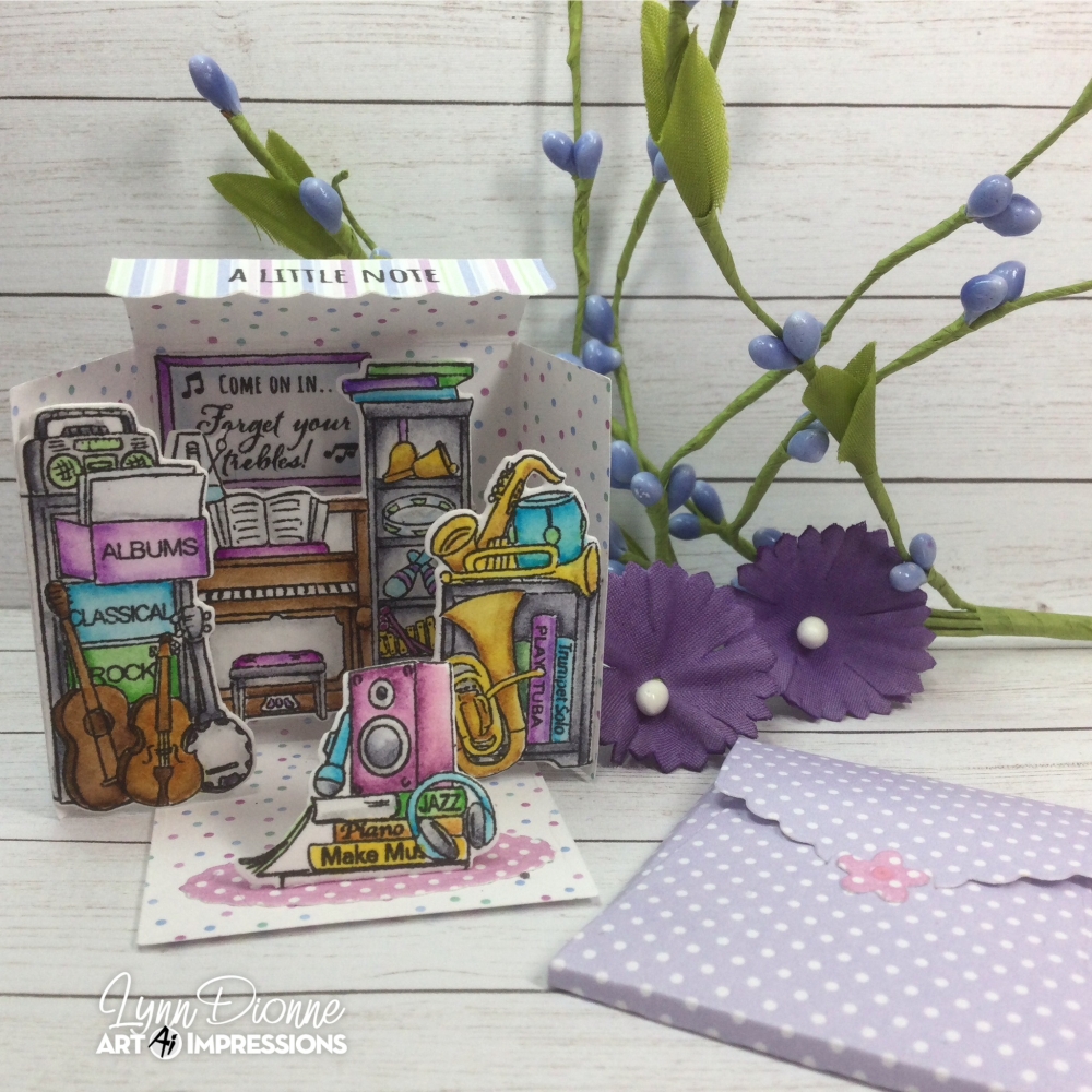 Bild 1 von Art Impressions Clear Stamps with dies Music Shop MB - Stempelset inkl. Stanzen