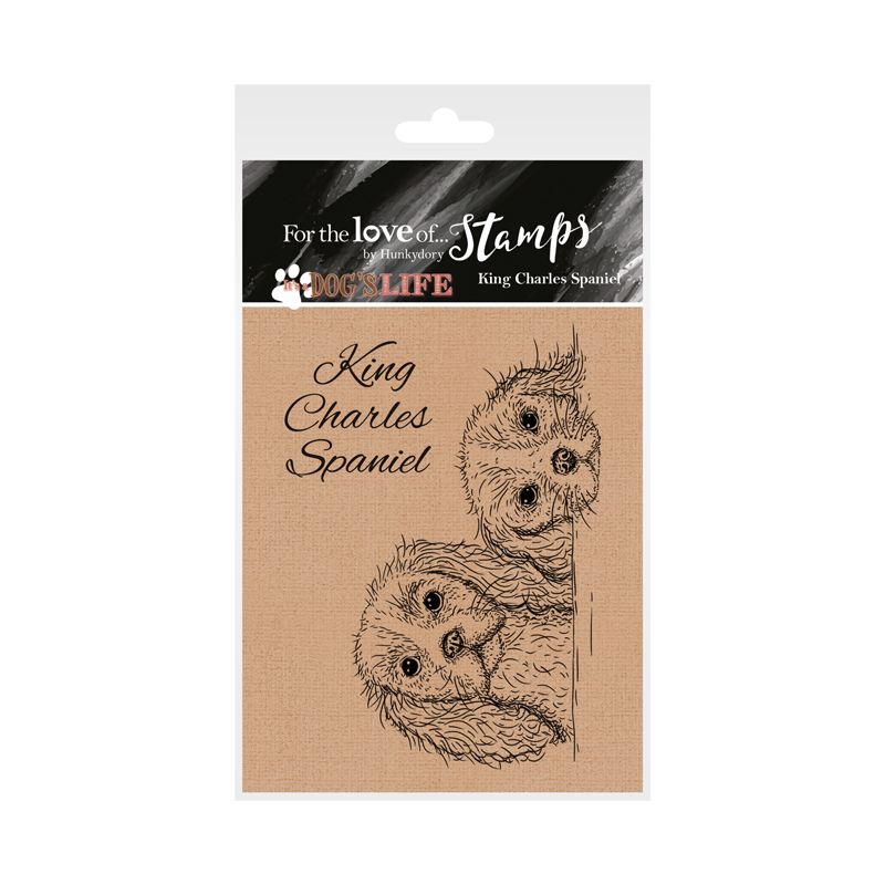 Bild 1 von For the love of...Stamps by Hunkydory - It's a Dog's Life Clear Stamp - King Charles Spaniel
