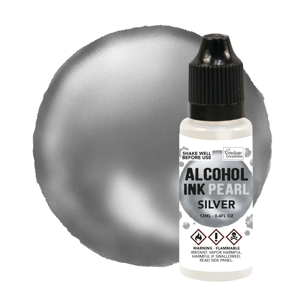 Bild 1 von Couture Creations - Alcohol Inks Pearlised  / (Farbe) Silver Pearl