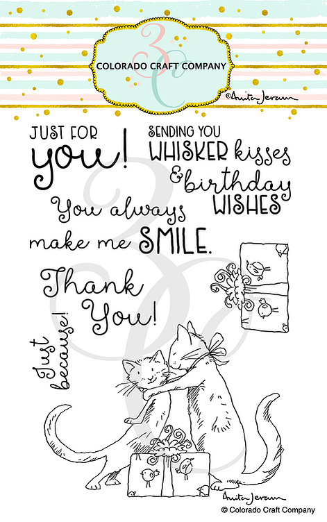 Bild 1 von Colorado Craft Company Clear Stamps - Whisker Kisses - By Anita Jeram