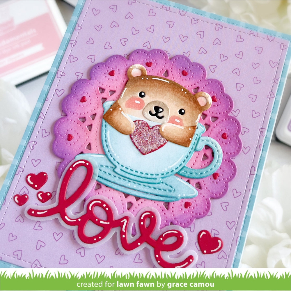 Bild 1 von Lawn Fawn Cuts  - Stanzschablone tiny gift box panda and bear add-on