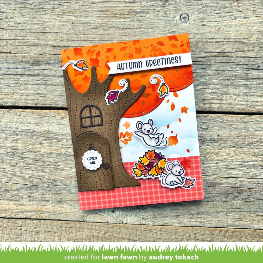Bild 1 von Lawn Fawn Cuts  - Stanzschablone knock knock, who's there?