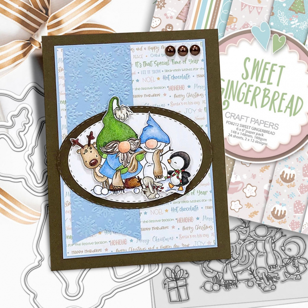 Bild 1 von Polkadoodles Clear Stamps - Gnome Hand delivered - Gnom persönliche Zustellung