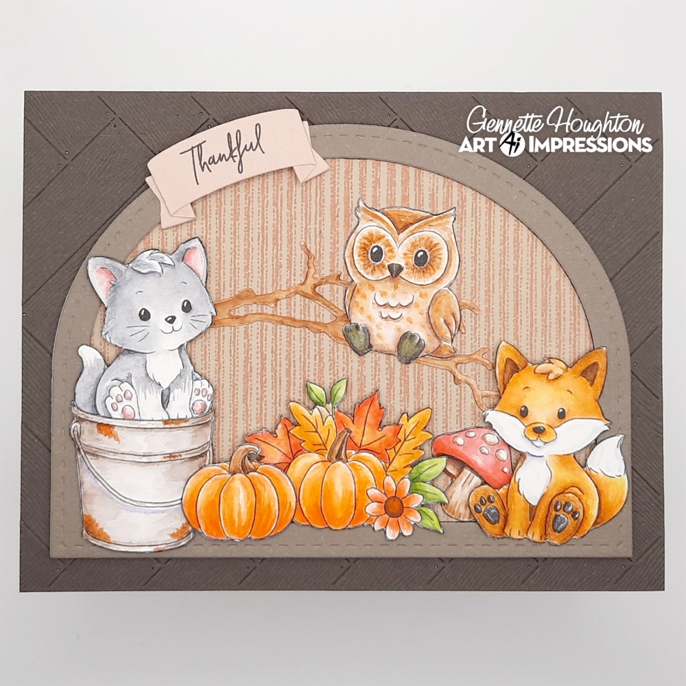 Bild 1 von Art Impressions Clear Stamps Fall Keepsake Set - Stempelset inkl. Stanzen