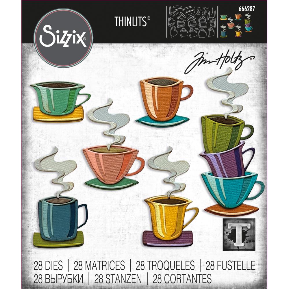 Bild 1 von Sizzix Thinlits Die by Tim Holtz - Stanzschablone - Papercut Café