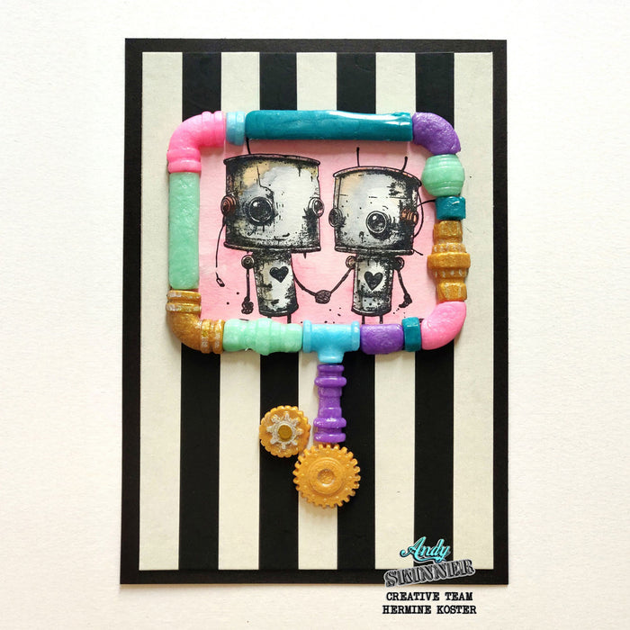 Bild 1 von Cosmic Shimmer Petite Pipeworks Silicone Mould - Silikonform  Rohre