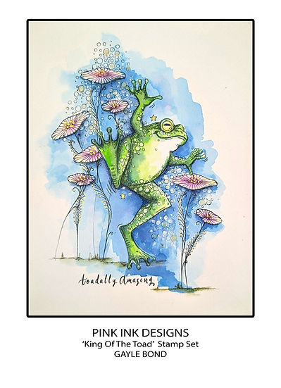 Bild 1 von Pink Ink Designs - Stempel  King Of The Toad - Frosch