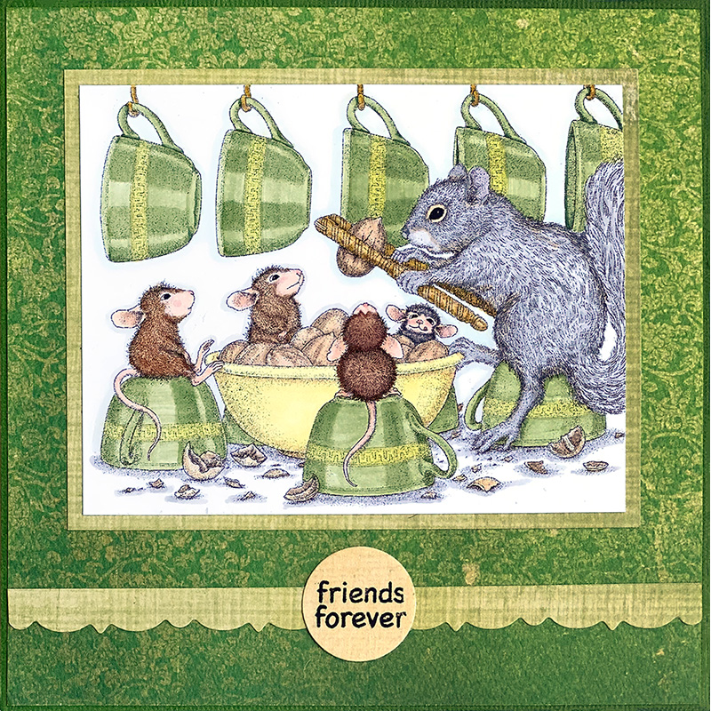 Bild 1 von Stampendous Cling Stamps House Mouse Nut Cracker - Stempelgummi Eichhörnchen