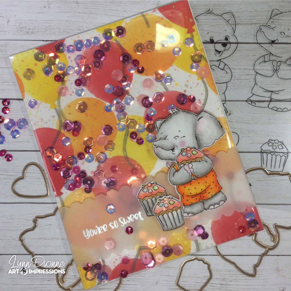 Bild 1 von Art Impressions Clear Stamps with dies So Sweet Armful Set - Stempelset inkl. Stanzen