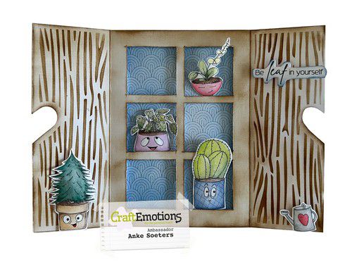 Bild 1 von CraftEmotions Stempel - clearstamps A6 - Plant pots 1 (DE) Carla Creaties - Blumentöpfe