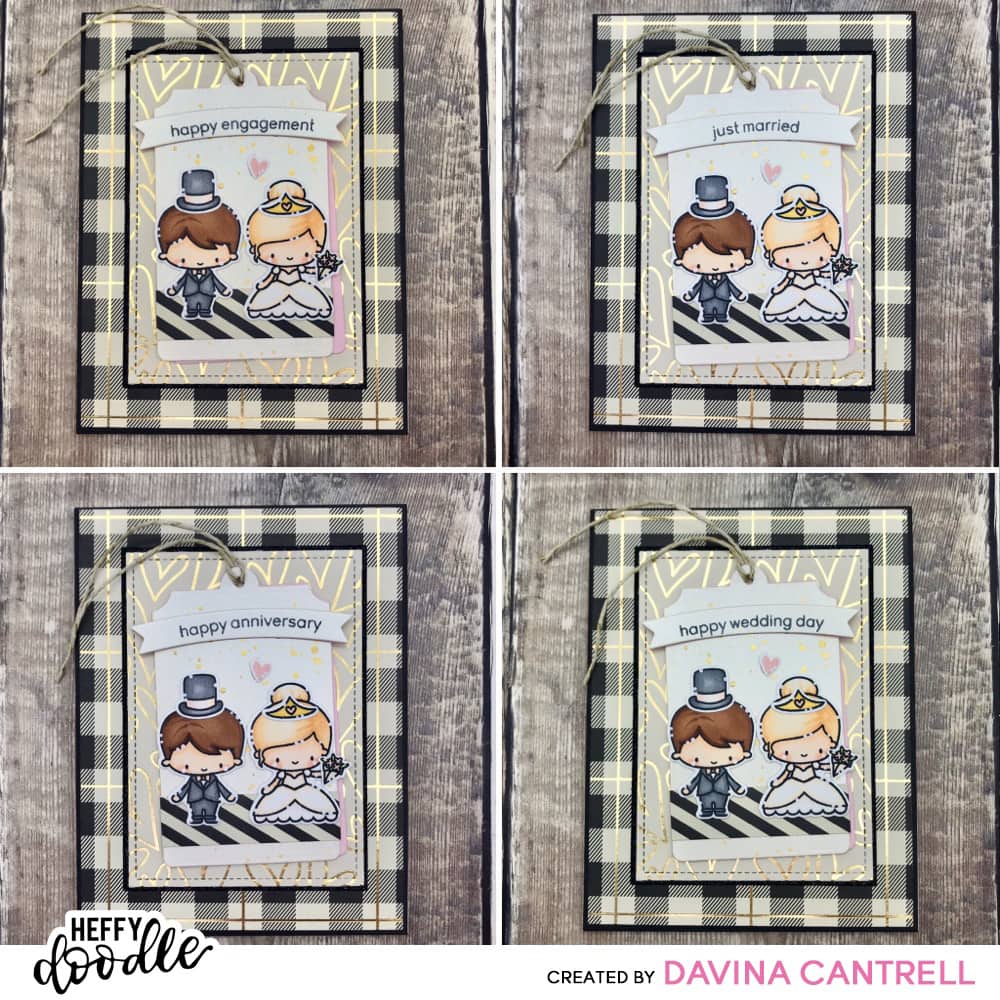 Bild 1 von Heffy Doodle Clear Stamps Set - Classic Sentiments - Stempel Texte