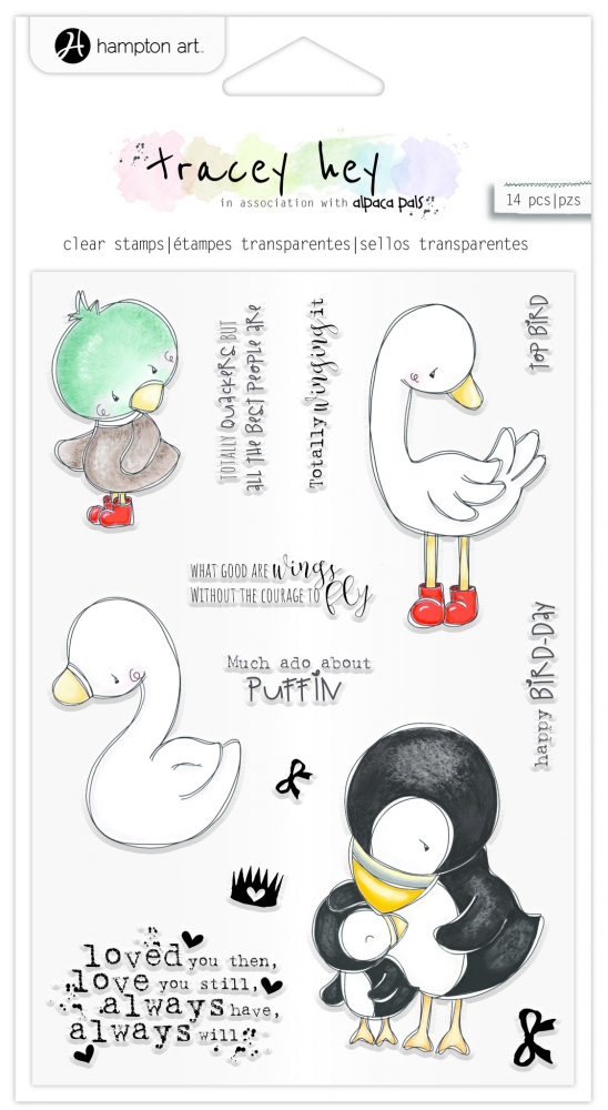 Bild 1 von Hampton Art Stamp clear stamps - tracey hey - Winging It