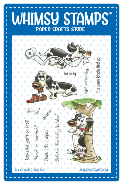 Bild 1 von Whimsy Stamps Clear Stamps - Doggie Naughty