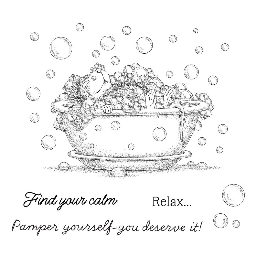 Bild 1 von Spellbinders Spa Day Cling Rubber Stamp Set - House Mouse Stempelgummi