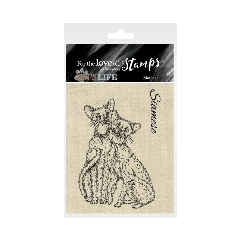 Bild 1 von For the love of...Stamps by Hunkydory - It's A Cat's Life Clear Stamp - Siamese