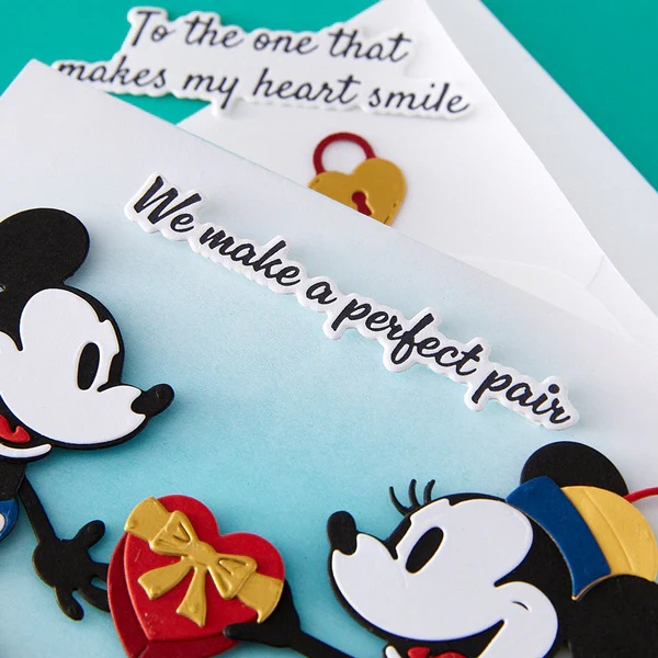 Bild 1 von Spellbinders BetterPress - Classic Mouse Love Sentiments Press Plates & Die Set