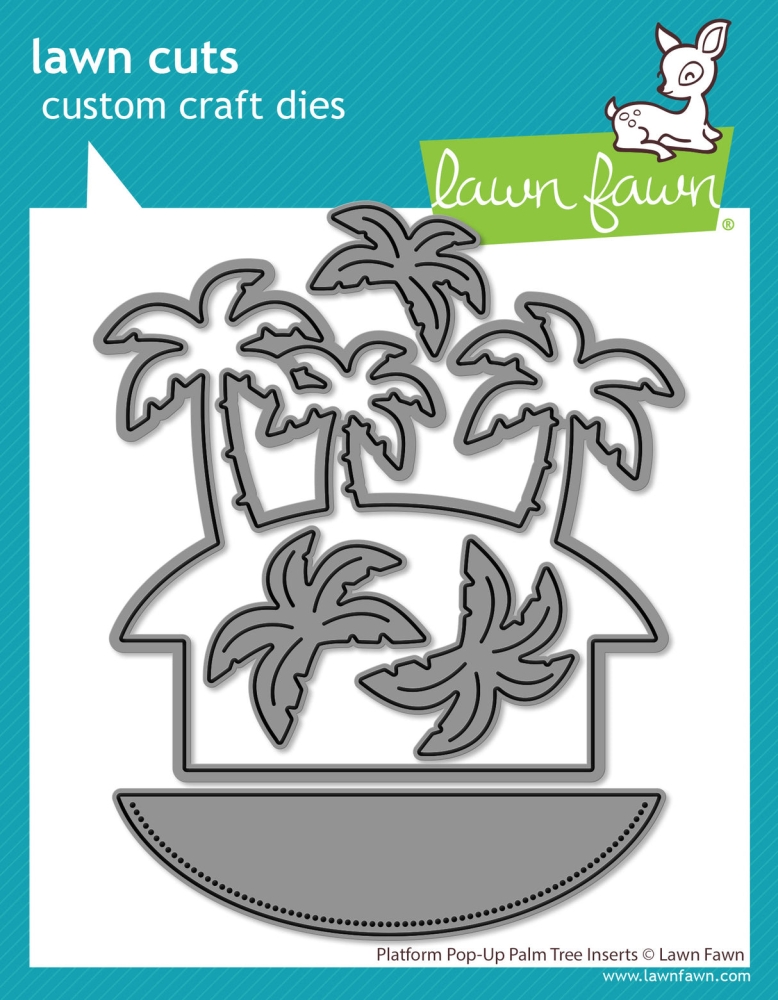Bild 1 von Lawn Fawn Cuts  - Stanzschablone platform pop-up palm tree inserts