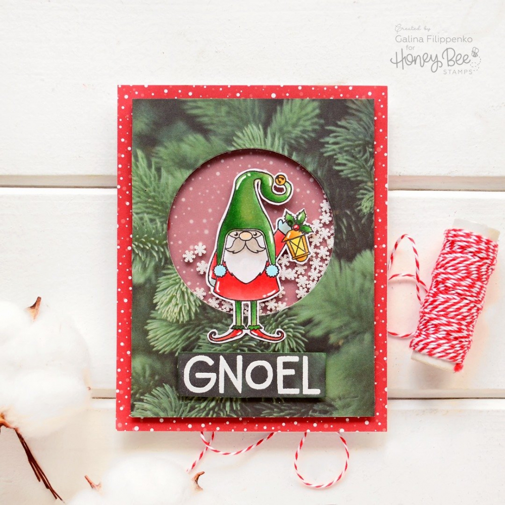 Bild 1 von Honey Bee Stamps Clearstamp - Gnome Place Like Home - Weihnachtsgnome