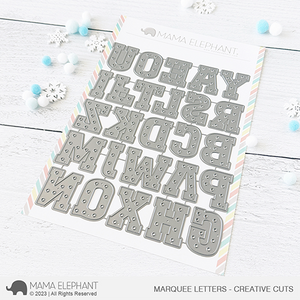Bild 1 von Mama Elephant - Die MARQUEE LETTERS - CREATIVE CUTS - Stanzen Buchstaben