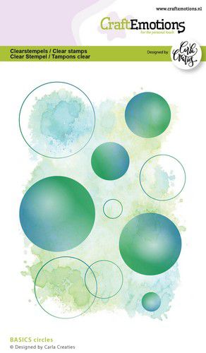 Bild 1 von CraftEmotions Stempel - Clear Stamps A6 - CC BASICS Kreise A6 Carla Creaties