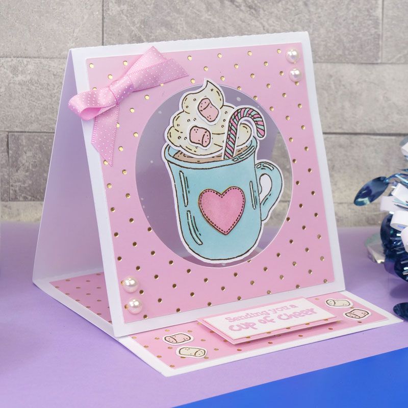 Bild 1 von For the love of...Stamps by Hunkydory - Clear Stamps Mugs & Kisses - Tasse