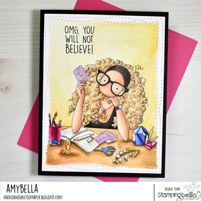 Bild 1 von Gummistempel Stamping Bella Cling Stamp UPTOWN GIRL EMILY DA BELLA RUBBER STAMP (CHARITY FUNDRAISER)