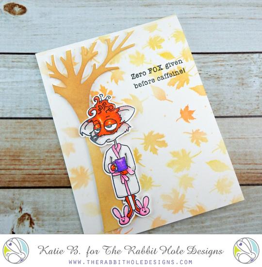 Bild 1 von The Rabbit Hole Designs Clear Stamps  - Caffeinated - Fox - Fuchs