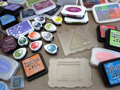 Bild 1 von Gellis Arts - Gel Printing Plate Druckplatte Minis-Oval, Rectangle, Hexagon
