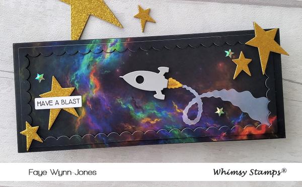 Bild 1 von Whimsy Stamps Slimline Paper Pack - Nebula