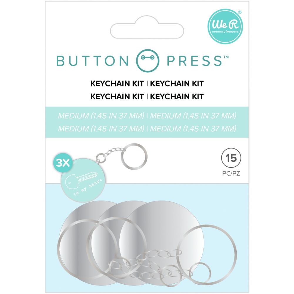Bild 1 von We R Memory Keepers Button Press Keychain Kit - Schlüsselanhänger