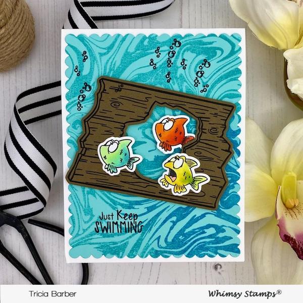 Bild 1 von Whimsy Stamps Clear Stamps - Lookin' Shark Elements -Hai Zubehör