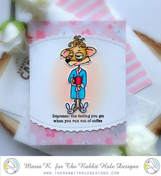 Bild 1 von The Rabbit Hole Designs Clear Stamps  - Caffeinated - Fox - Fuchs