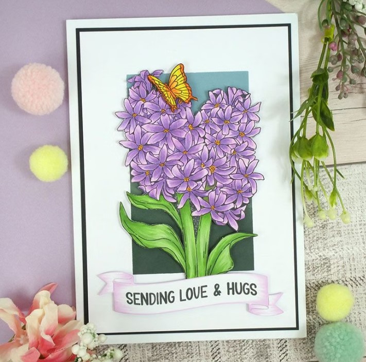 Bild 1 von For the love of...Stamps by Hunkydory - Clear Stamps Sweet Hyacinths