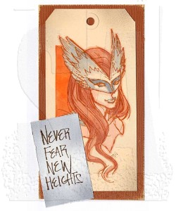 Bild 1 von The Art of Brett Weldele Cling Mount Stamps Gummistempel - Jenny Sparrow