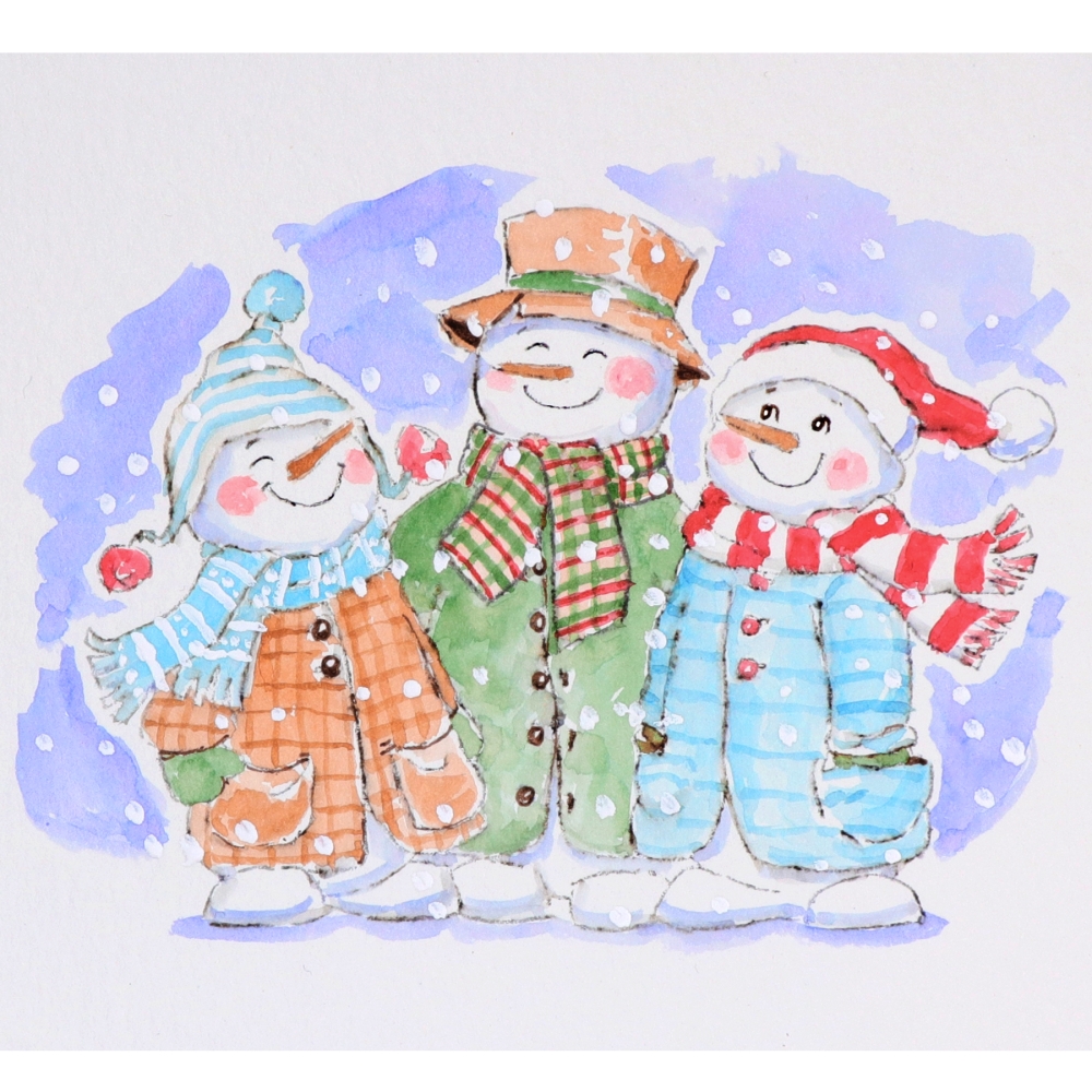 Bild 1 von Art Impressions Clear Stamps Snowman Hugs Set - Stempelset inkl. Stanzen