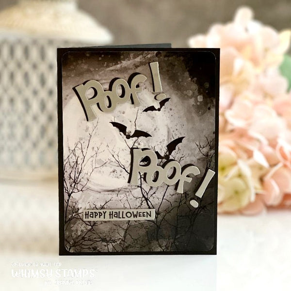 Bild 1 von Whimsy Stamps Die Stanze  -  Poof! Word - Poof! Wort