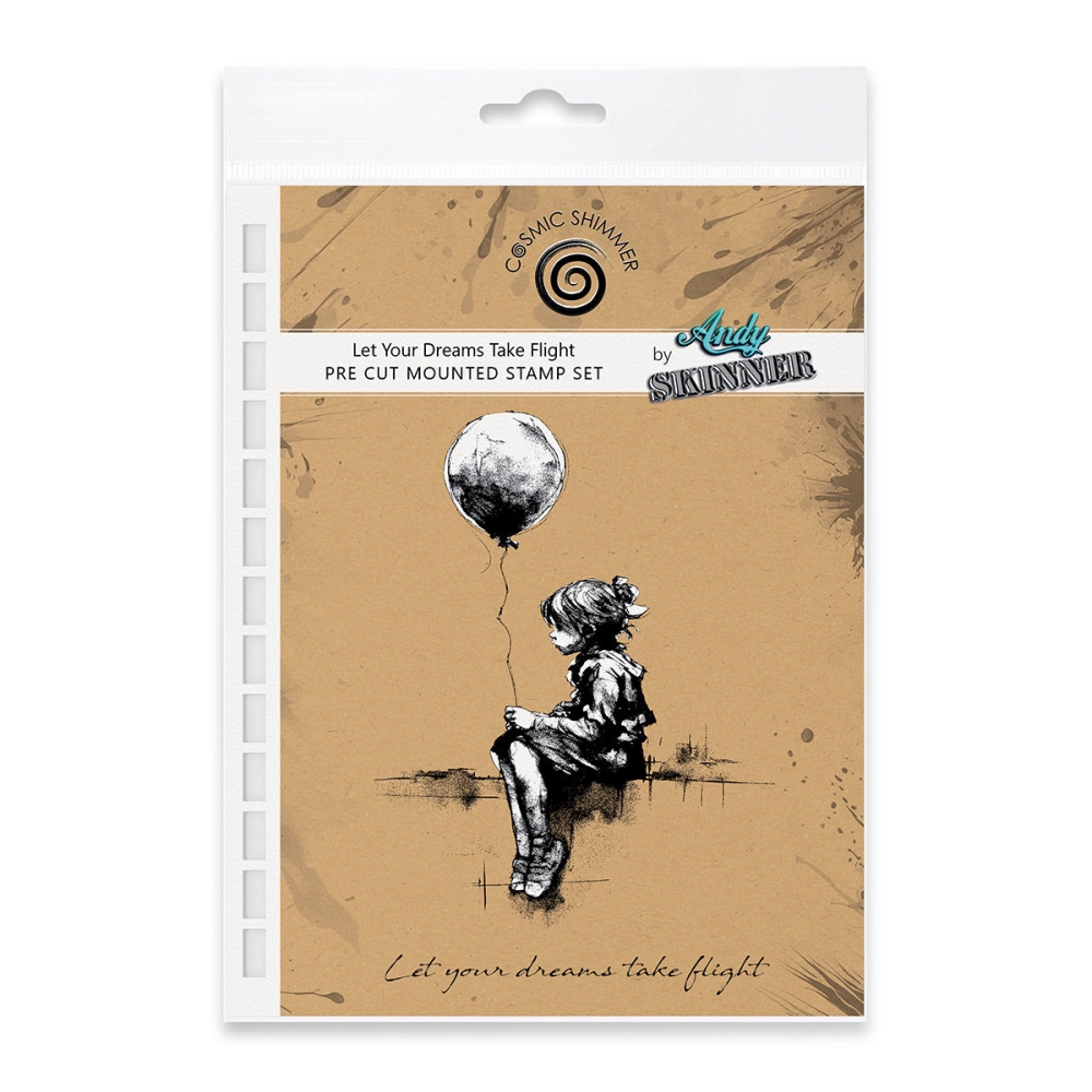 Bild 1 von Cosmic Shimmer Pre Cut Stamp - Gummistempel - Andy Skinner Let Your Dreams Take Flight