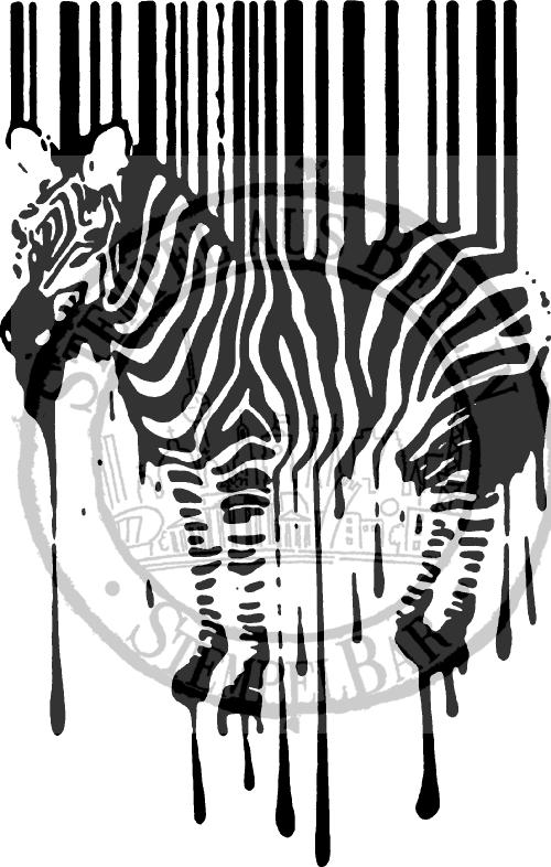 Bild 1 von StempelBar Stempelgummi Fließendes Zebra