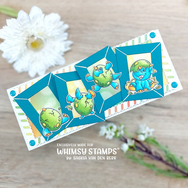 Bild 1 von Whimsy Stamps Clear Stamps - Roar, Stomp, and Chomp - Dinosaurier