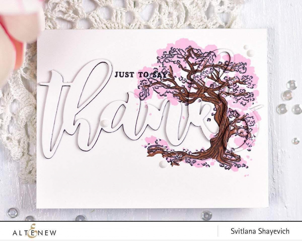 Bild 1 von Altenew Clearstamp-Set In My Thoughts Stamp & Die Bundle - Stempel & Stanz-Set