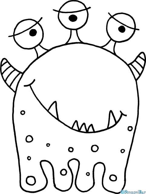 Bild 1 von StempelBar Stempelgummi Leander das Monster